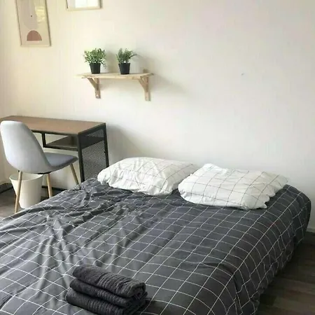 Apartment Privee Dans Partage - Calme Et Lumineux - Proche Bordeaux- Tram F-v1-4 *